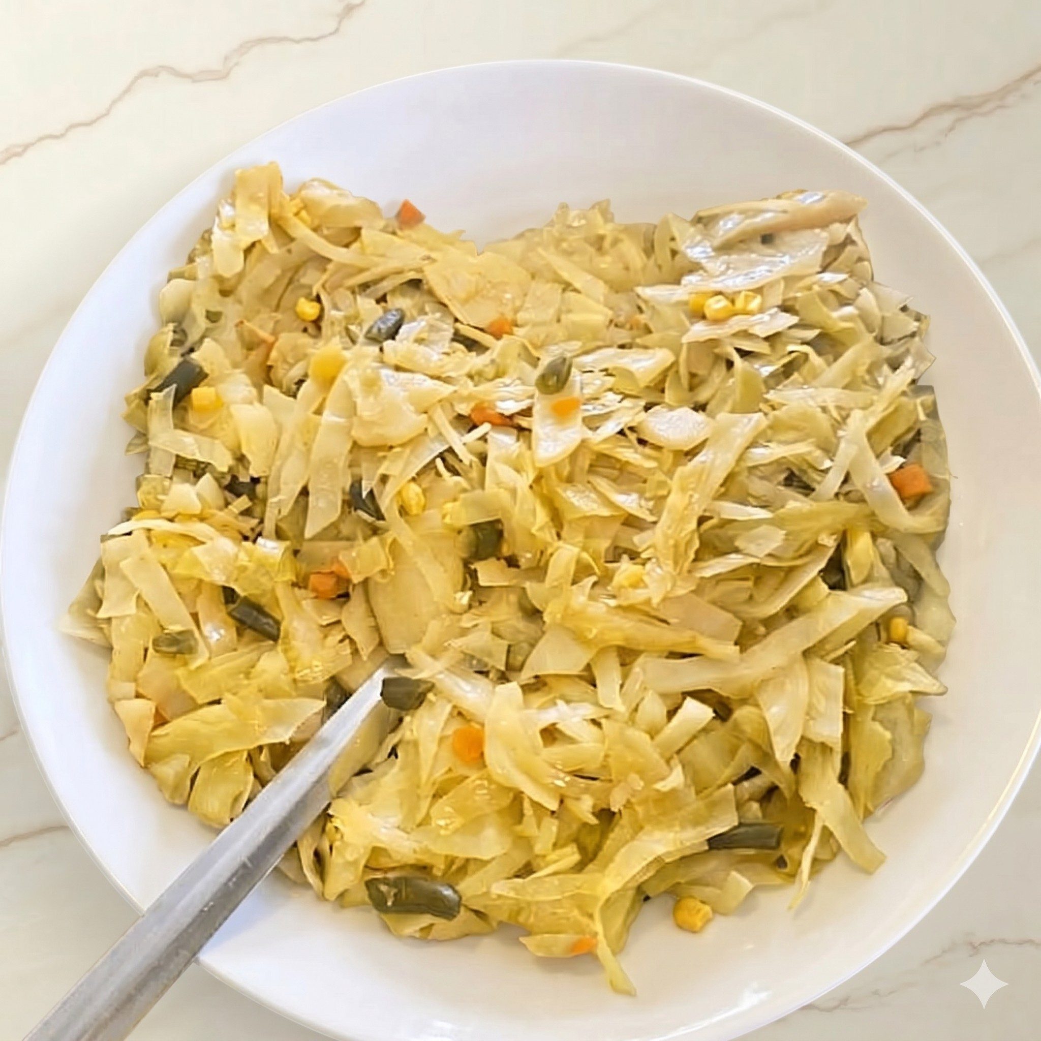 Steamed Cabbage.